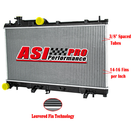 Aluminum Core Radiator for Subaru Forester 2014-2018 2015 2016 2017 2.5L AT - Foto 1 di 9