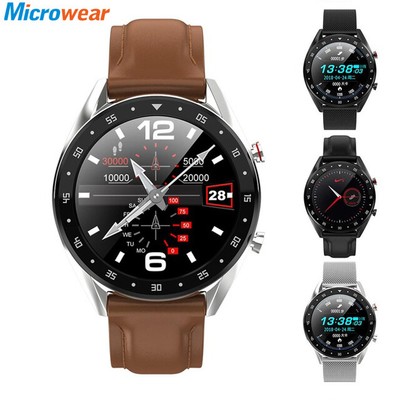 microwear l7 bluetooth smartwatch ip68 waterproof
