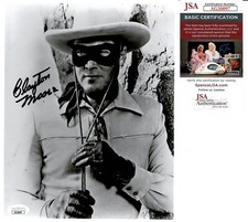 CLAYTON MOORE (1914-1999)  SIGNED 8X10 PHOTO #7 