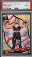 Rhea Ripley 2022 Panini Revolution WWE #100 Galactic PSA 10 Gem Mint Case Hit