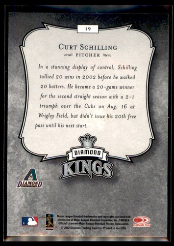 2003 Donruss #DK-19 Curt Schilling - Picture 2 of 2