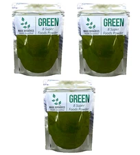 MAXX Organics 8 SUPERFOOD POWDER 90 DAY SUPPLY Compare Organifi Green Juice Mix