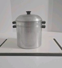 Sears Best Maid of Honor 3 PC Steamer Stock Pot Heavy Weight Aluminum 8 Quart