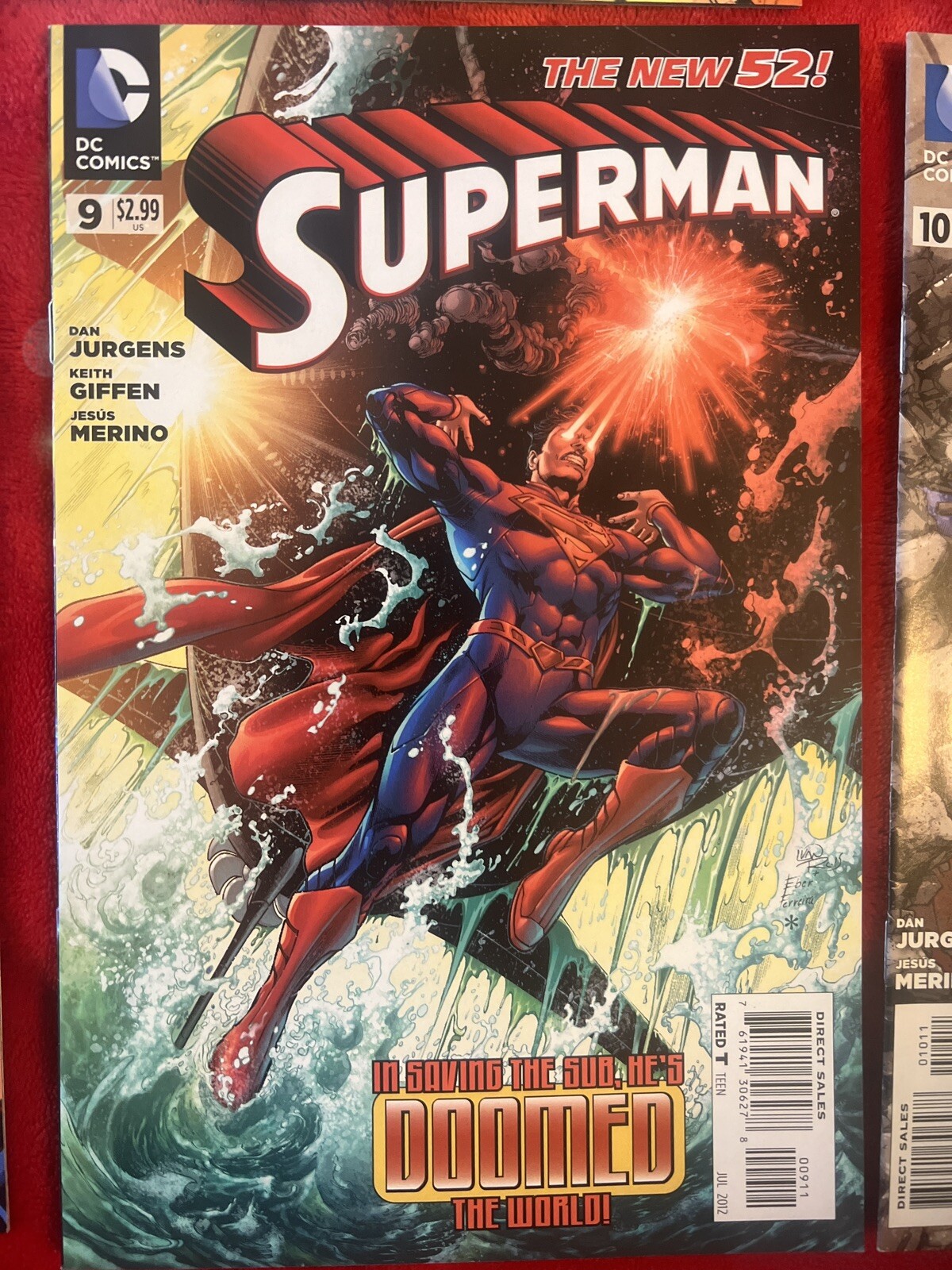 DC Comics SUPERMAN (2012) The New 52 - # 2 3 5 6 7 8 9 10 - All in NM + - Photo 8 sur 9