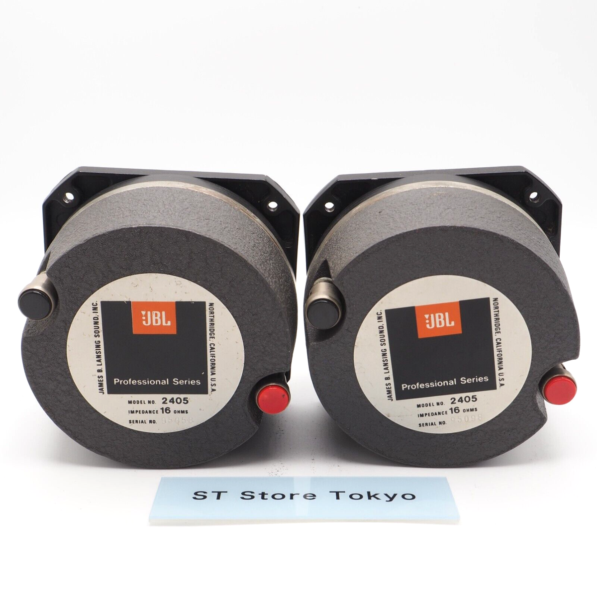 JBL 2405 Tweeter Unit Pair working condition 16Ω Tested