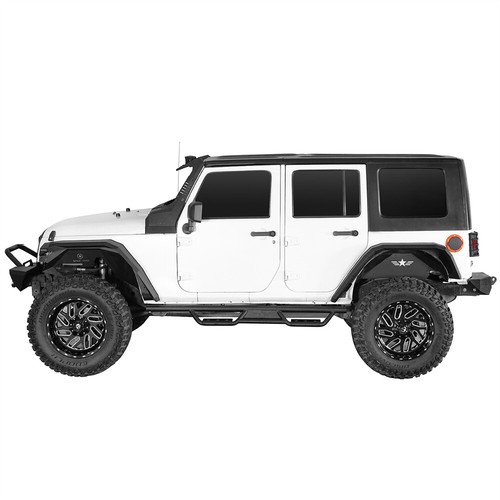 Textured Steel Rear Fender Flares Wheel Liners For 2007-2018 Jeep Wrangler JK - Bild 16 von 16