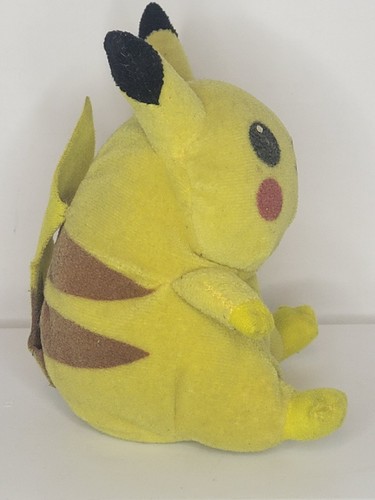 1998 Hasbro Nintendo Pokemon PIKACHU Beanie Plush/Stuffed Toy Vintage - Picture 5 of 10
