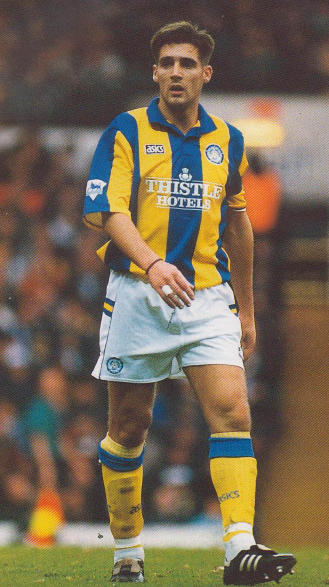 Leeds United 1993 1994 Away Shirt Football Soccer Jersey Asics