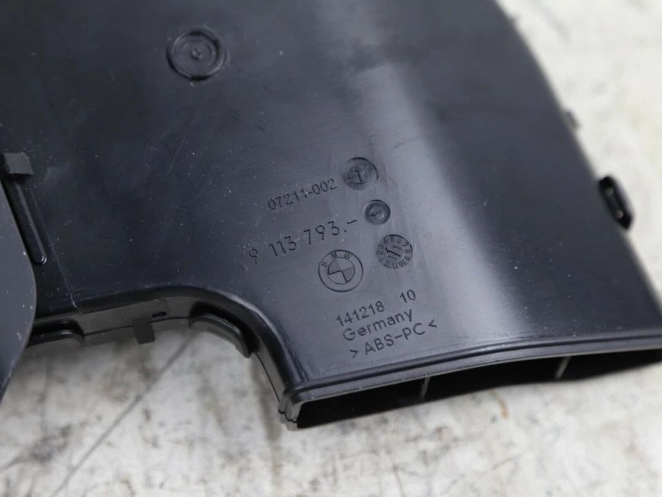 10-15 BMW 740i 750i 760i LADO IZQUIERDO DEL CONDUCTOR INFERIOR B PILAR REJILLA DE VENTILACIÓN DE AIRE OEM Foto 4 de 4