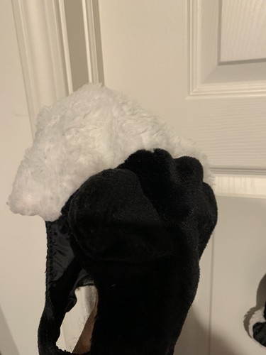 Lil' Stinker Skunk Plush Costume Infant Baby Size 18-24 Months Suit Hood Booties - Picture 12 of 12