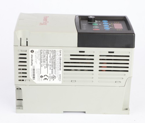 Allen-Bradley 22B-A2P3N104 PowerFlex 40 AC VFD, 200-240V, 1-Phase, 0.4kW (0.5HP) - Picture 5 of 8