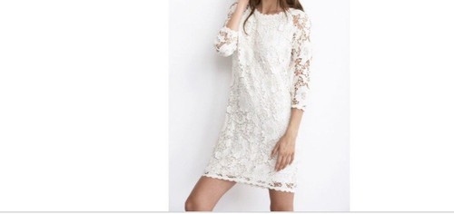 $198 Velvet Leslea Cotton off the shoulder black lace dress small P21 U