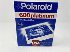 Polaroid 600 Platinum Instant Film. One (1) Pack Of 10 Sealed ***EXPIRED 1/2000