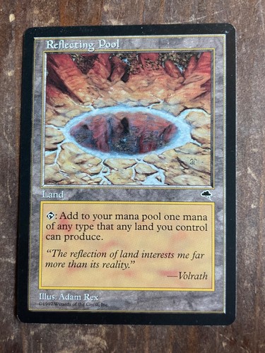 2x MTG Reflecting Pool - Tempest - Played condition - Picture 3 of 4