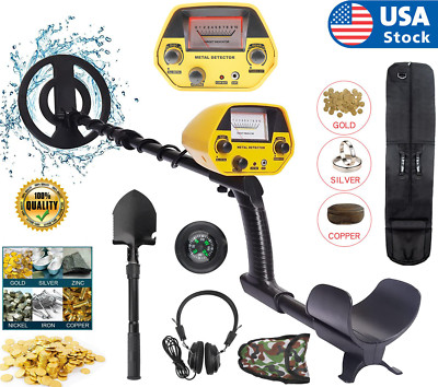 LCD Metal Detector Waterproof Gold Digger Deep Sensitive Hunter Coil Searcher