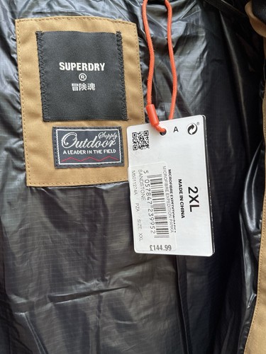 Superdry Microfibre Expedition Veste Parka Taille 2XL - Imagen 6 de 20