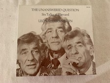 The Unanswered Question: Six Talks at Harvard Leonard Bernstein 1976 Sealed New