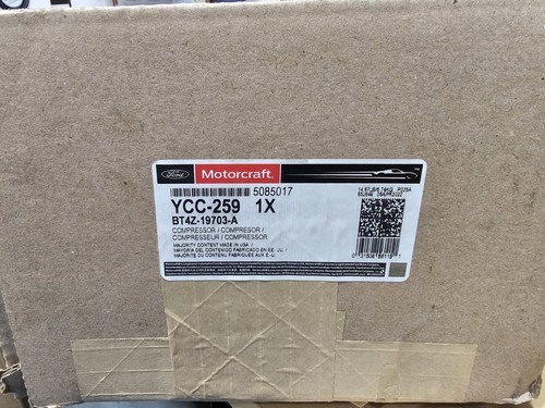 NEW Genuine Ford Motorcraft part# YCC-259/BT4Z-19703-A Compressor - Picture 2 of 3