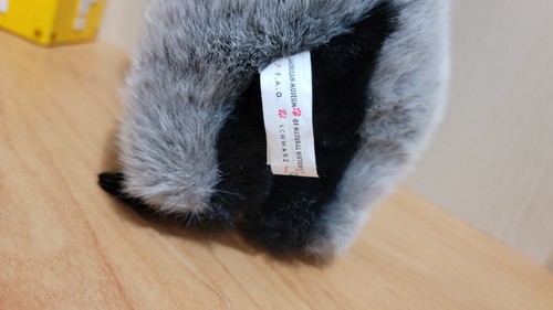 FAO Schwarz American Museum Silver Back Gorilla Plush 12" Leather Realistic RARE - Picture 4 of 5