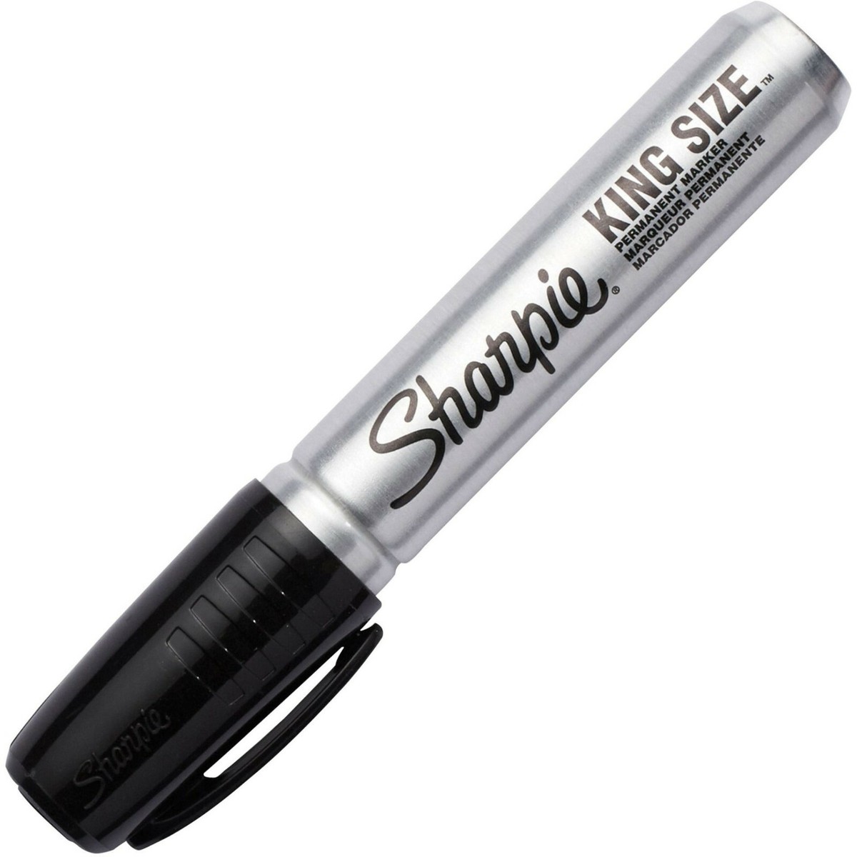 Sharpie BLACK Permanent LARGE Chisel Tip Big KING Size Large magic