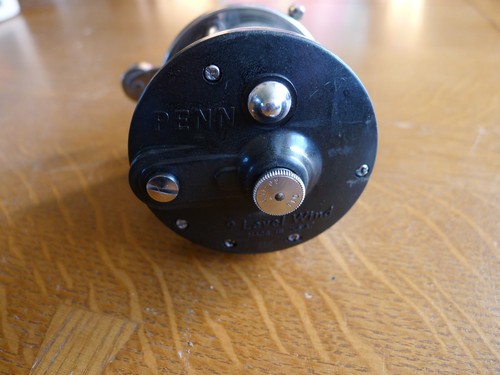 Mulinello da Pesca a Vento Vintage Penn n.9 Livello Nero DB - Foto 2 di 15