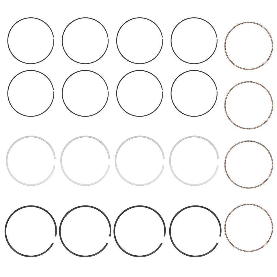 Juego de rodamientos principales y de varilla con anillos de pistón para Toyota Solara 2006-2008 2,4 L L4 2AZFE Foto 2 de 4