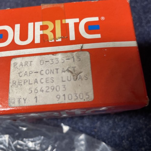 DURITE 0-335-15 / 033515 CAP AND CONTACT SET FOR M50 12v (LUCAS 5642903) NEW - Picture 6 of 6