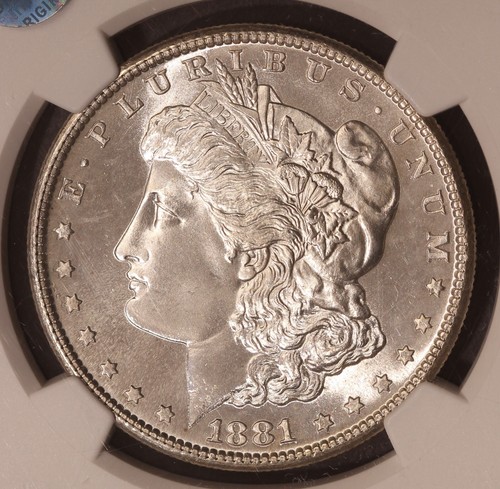 1881-S Morgan Dollar, NGC 67 CAC, Stunning white cartwheel. See condition below! - Picture 6 of 16