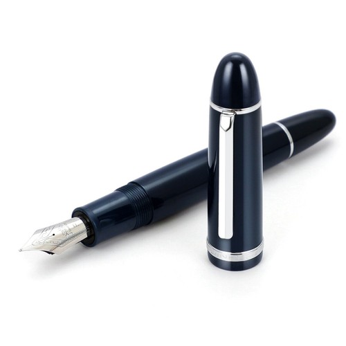 JinHao X159 Acrylic Fountain Pen Metal Gold Silver Clip Fine 0.5mm Nib WritingTB - Picture 21 of 44