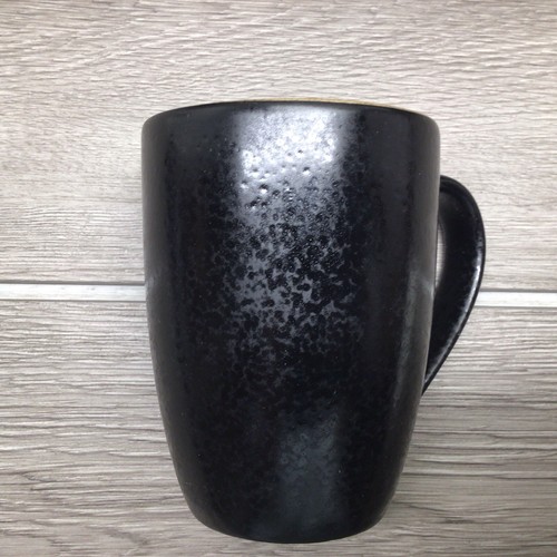 10 oz. Black Ceramic Mugs Set of 8 Similar to Dansk Santiago - Picture 3 of 8