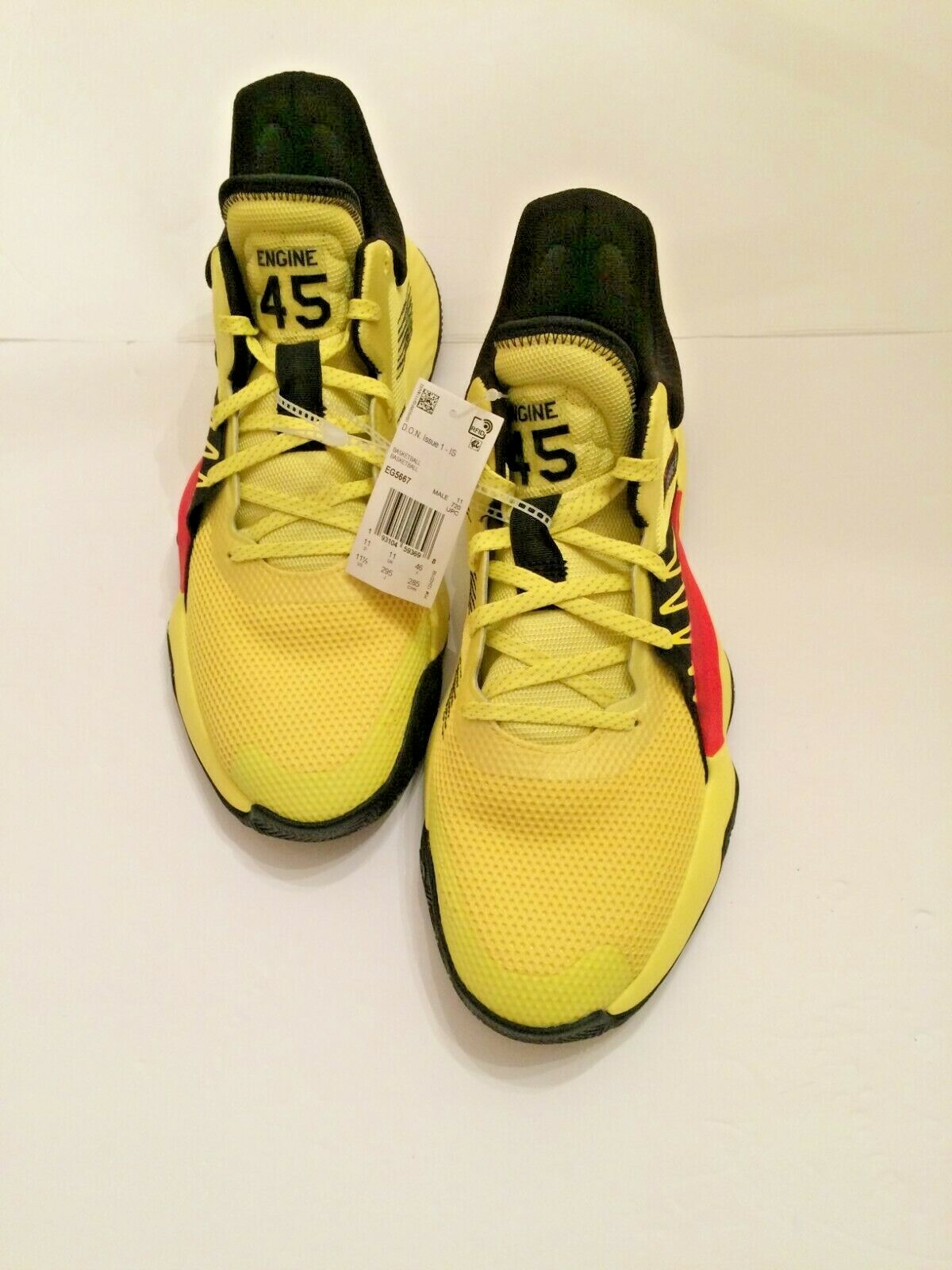 Size 11.5 - adidas D.O.N. Issue 1 Shock Yellow 2019 for sale online | eBay