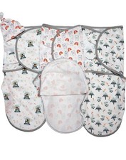 Adjustable Baby Swaddle Wrap 3 Pack - BABYKINZ - Size 0-3 Months - Unisex