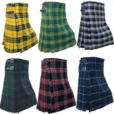 Scottish Highland Wedding Kilt Men's Traditional Kilt Available in 40 Tartan