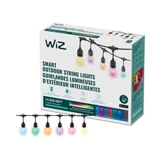 Outdoor LED String Lights 48FT Color Changing WiZ App Voice Control Waterproof