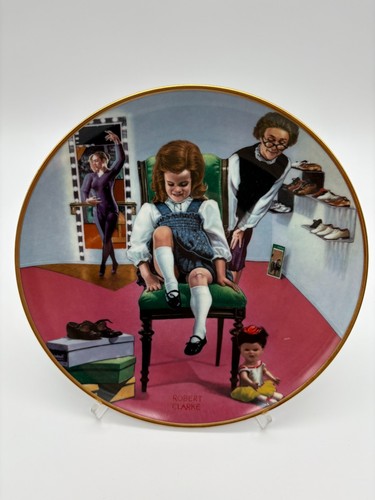 Kaiser Porzellan Wandteller Robert Clarke First Slippers Dance Ballerina 1982
