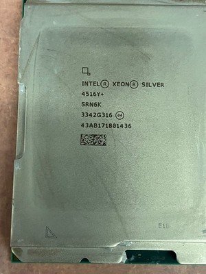 SRN6K Intel Xeon Silver 4516Y+ 24-Core CPU