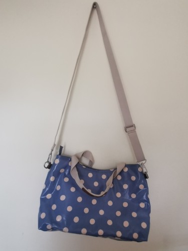 Cath Kidston medium polka dot bag New With tag Blue & Beige With Pockets RRP £55 - Picture 8 of 10
