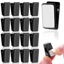 15 Pcs Self Adhesive Tapestry Clips - Double-Sided Spring Black