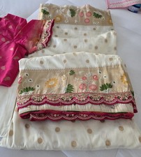 Embroidered Silk Saree Daily Wear Art