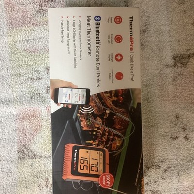 ThermoPro TP920 Bluetooth Dual Probe Digital Meat Thermometer Orange