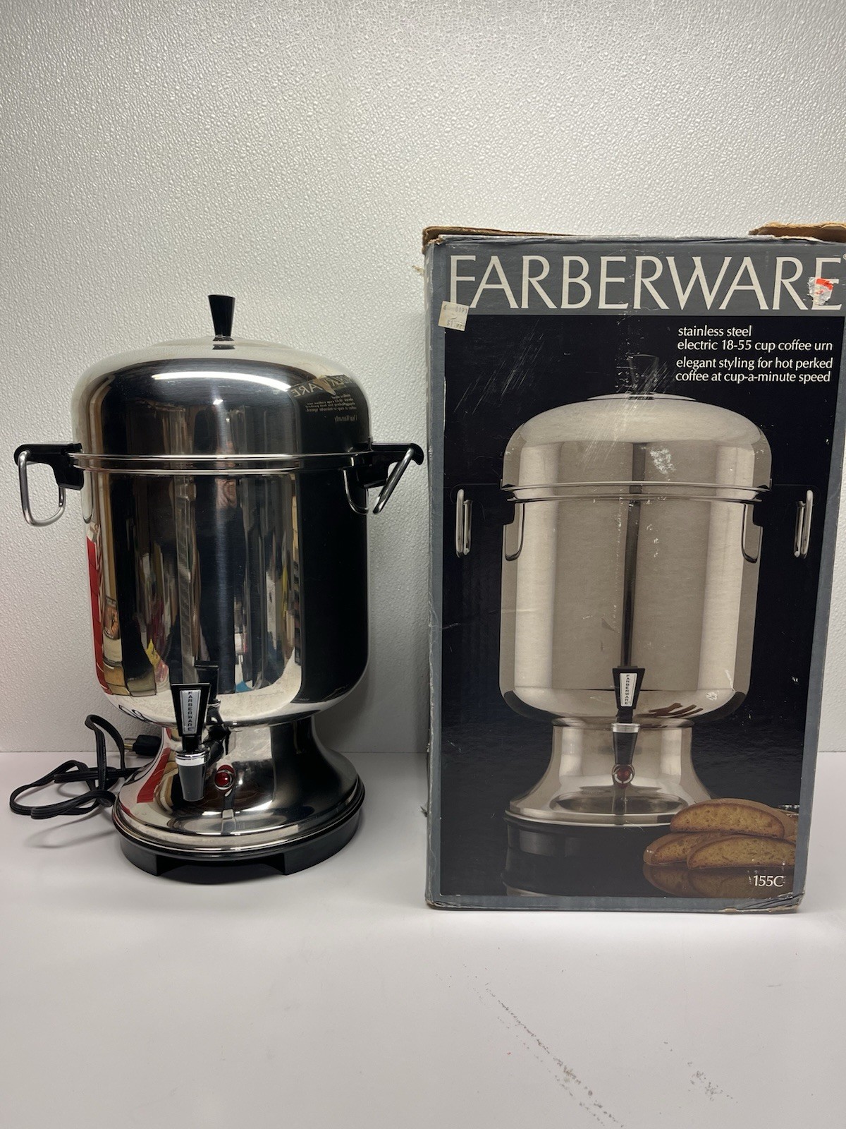 Electric Percolator Stainless Steel # 155c