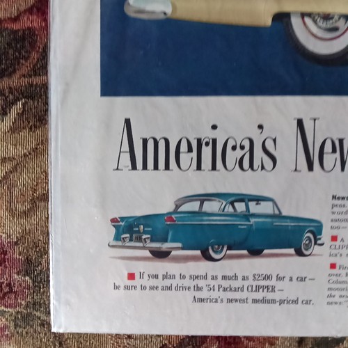 2-seitige farbige Werbung Packard 1954  - Bild 4 von 10