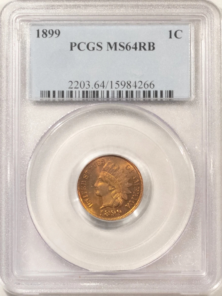 MS 64 Graded Indian Head Small Cents (1859-1909) for sale | eBay