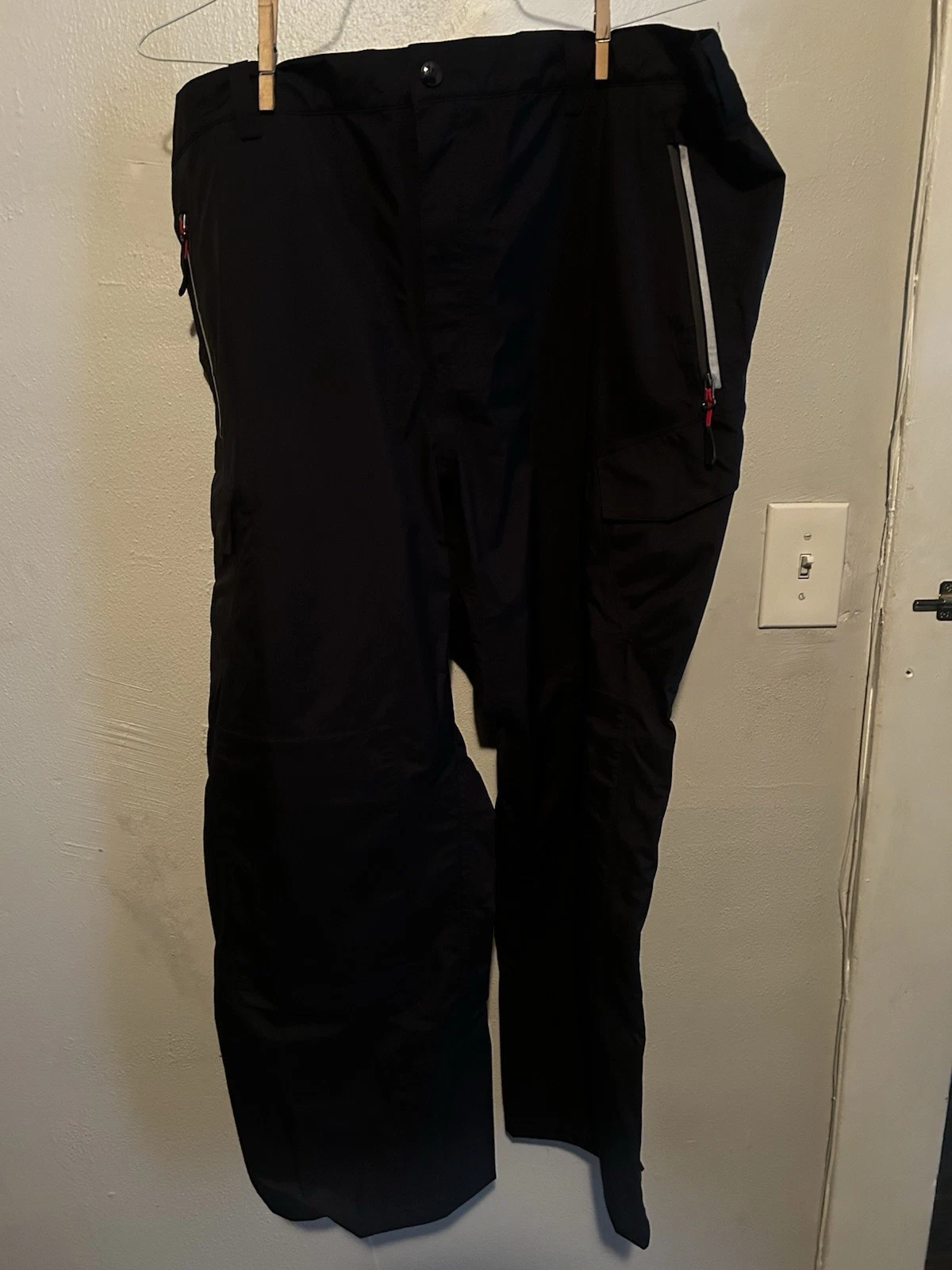 Alaskan Hardgear Duluth Trading Storm Wall Rain Pants Men's Size 2XLx30 Black
