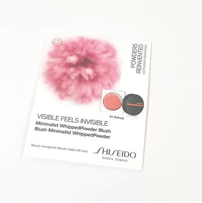 Shiseido Minimalist Whipped Powder Blush Shade 01 Sonoya (RARE) New Authentic