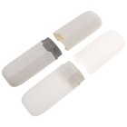 2 Pcs Denture Brush Cover Toothbrush Holders Toothpaste Outdoor Trip