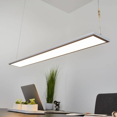 Arcchio LED Pendelleuchte Büro, LED Panel flach Hängelampe Büroleuchte 3000K, Up