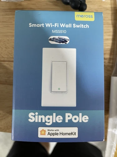 NEW Meross Smart Wi-Fi Wall Switch MSS510 Single Pole - Single Pack