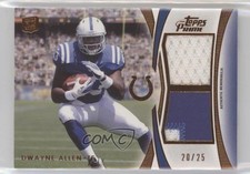 2012 Topps Prime Dual Relics Copper 20/25 Dwayne Allen #DR-DA s1i
