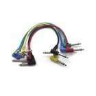  Pack of 6 Anti-noise Guitar Cable Wire Effect Pedal Cable Cord Short Audio